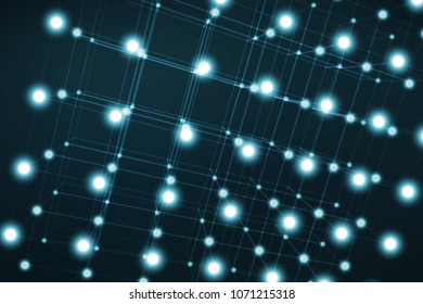 Internet communication, big data. Futuristic network or business representation. Graphic concept for your design