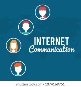 internet communication with community people