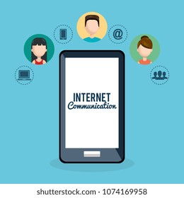 internet communication with community people