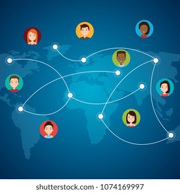 internet communication with community people