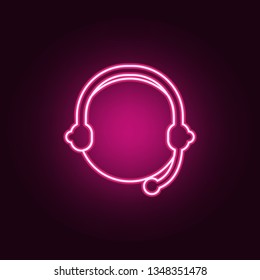 internet communication icon. Elements of Conversation and Friendship in neon style icons. Simple icon for websites, web design, mobile app, info graphics