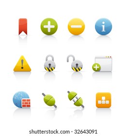 Internet and Communication Icon Set for multiple application in Adobe Illustrator EPS 8.