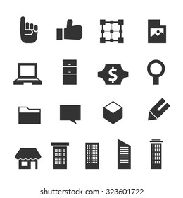 Internet and Communication icons set,Vector