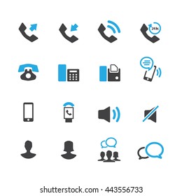 Internet and Communication icons set,Vector