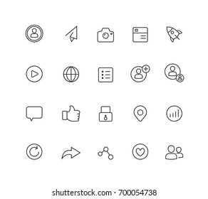 Internet and Communication icons set,Vector