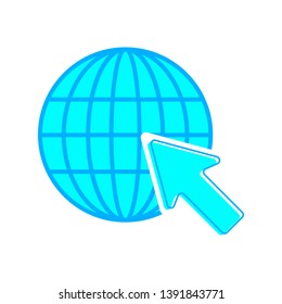 Internet communication icon.world of technology  design concept 