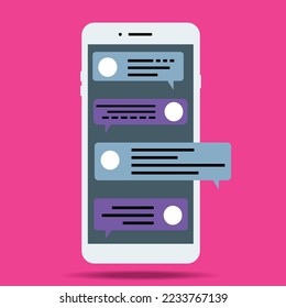 internet communication speech bubble device messaging texting chat smartphone chatting text sms speak
