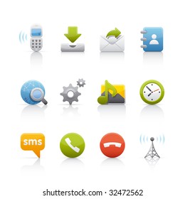 Internet and Communications Icon Set