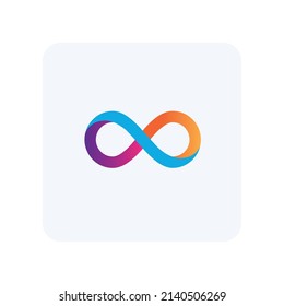Símbolo del icono de Internet para ordenador - Logo de la criptodivisa - moneda de la cadena de bloqueo - ICP