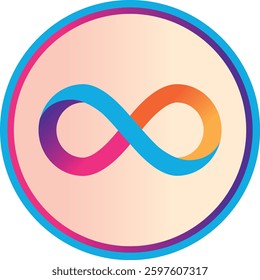 internet computer-icp cryptocurrency illustrations on abstract background. 3d illustrations.