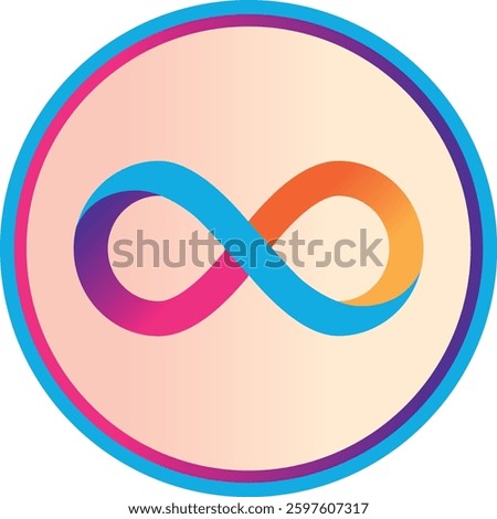 internet computer-icp cryptocurrency illustrations on abstract background. 3d illustrations.