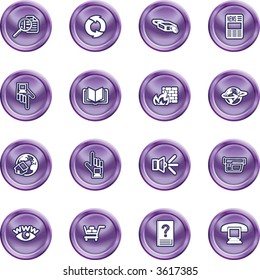Internet or Computing Icon Set Internet or Computing Icon Set.  No meshes used