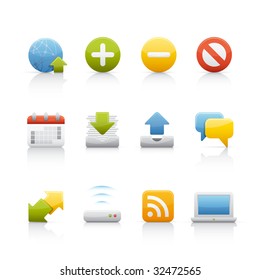 Internet and Comunications Icon Set