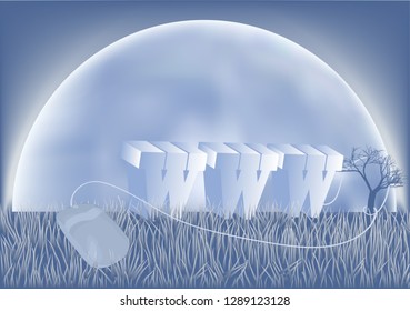 internet concept. abstract background in 10 EPS