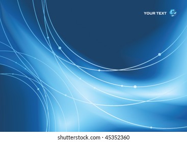 Internet concept, abstract background with copy space, vector illustration