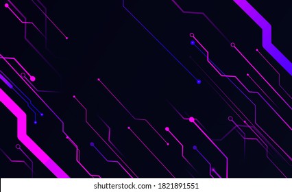 Internet concept. Social network communication in the global computer networks. Circuit technology background, digital data connection system and computer electronic design. 3d Abstract background. 