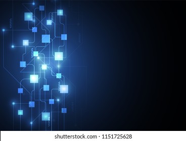 Internet connection, abstract sense of science and technology graphic design.