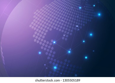 	
Internet connection abstract sense of science and technology background, Vector illustration
