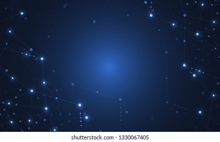 Internet connection, abstract sense of science and technology graphic design.