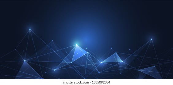 Internet connection, abstract sense of science and technology graphic design. Vector illustration