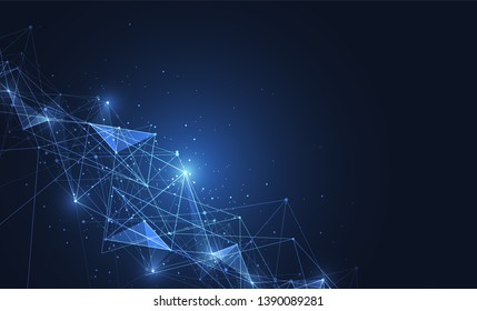 Internet connection, abstract sense of science and technology graphic design. Vector illustration