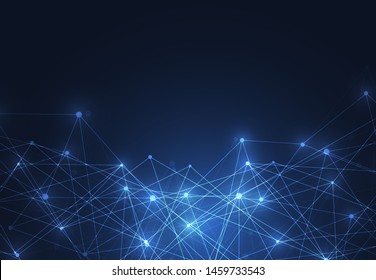 Internet connection, abstract sense of science and technology graphic design. Vector illustration