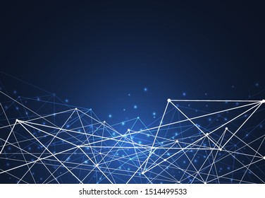 Internet connection, abstract sense of science and technology graphic design. Vector illustration