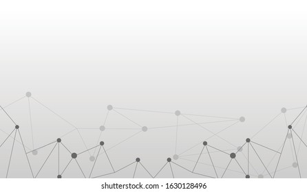 Internet connection, abstract sense of science and technology graphic design. gray abstract background 