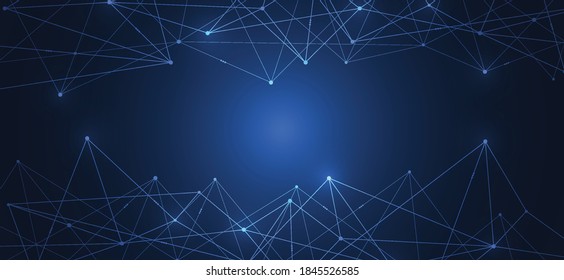 Conexión a Internet, sentido abstracto de la ciencia y el diseño gráfico tecnológico. Ilustración del vector