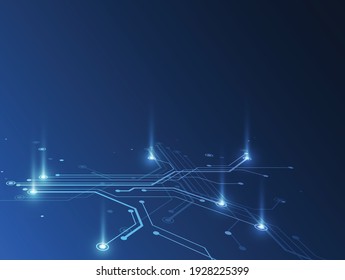 Internet connection, abstract sense of science and technology graphic design background. Vector illustration