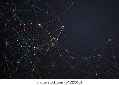 Internet connection, abstract sense of science and technology graphic design.