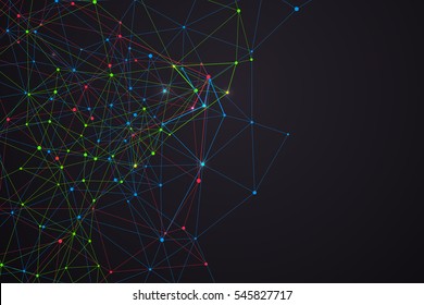 Internet connection, abstract sense of science and technology graphic design.