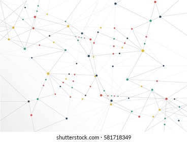 Internet connection, abstract sense of science and technology graphic design.