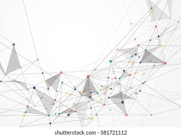 Internet connection, abstract sense of science and technology graphic design.