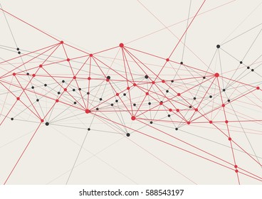 Internet connection, abstract sense of science and technology graphic design.