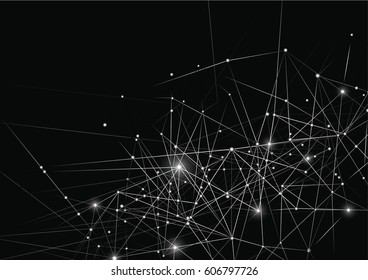 Internet connection, abstract sense of science and technology graphic design.