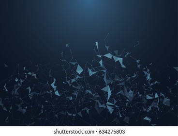 Internet connection, abstract sense of science and technology graphic design.
