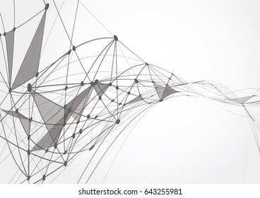 Internet connection, abstract sense of science and technology graphic design. Vector illustration