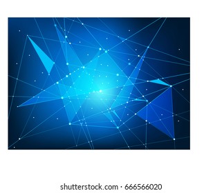 Internet connection, abstract sense of science and technology graphic desig
