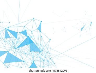 Internet connection, abstract sense of science and technology graphic design.