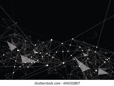 Internet connection, abstract sense of science and technology graphic design. Vector illustration