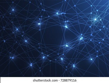 Internet connection, abstract sense of science and technology graphic design. Vector illustration