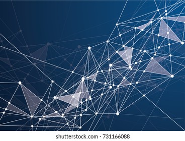 Internet connection, abstract sense of science and technology graphic design.