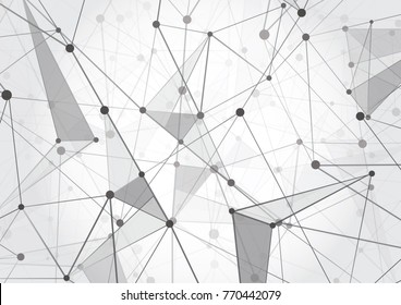 Internet connection, abstract sense of science and technology graphic design.