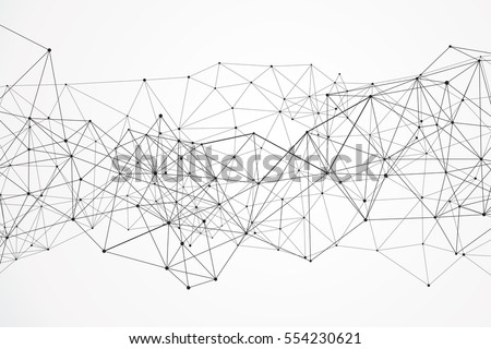 Internet connection, abstract sense of science and technology graphic design.