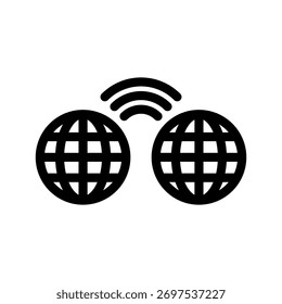 Internet Connection From Artificial Intelligence Icon Set