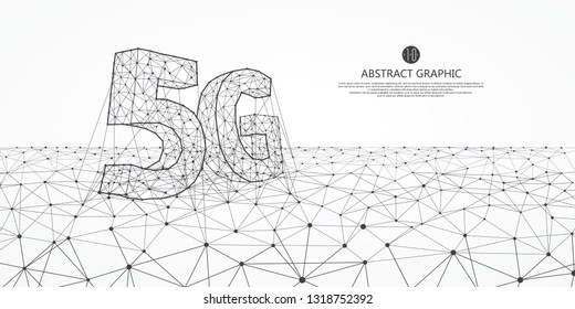 Internet connection, the concept of 5G whole network,abstract sense of science and technology graphic design.