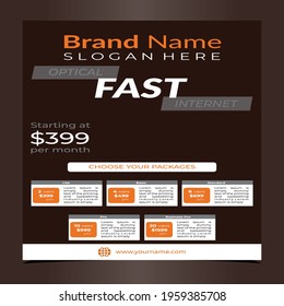 Internet Connection Flyer Design Template