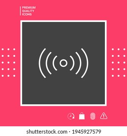 Internet connection icon. Elements for your design