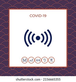 Internet connection icon. Elements for your design